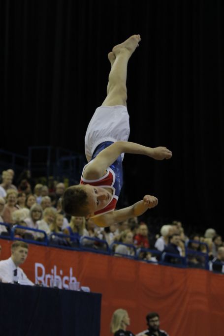 Charlie Comes 7th In GB for Tumbling