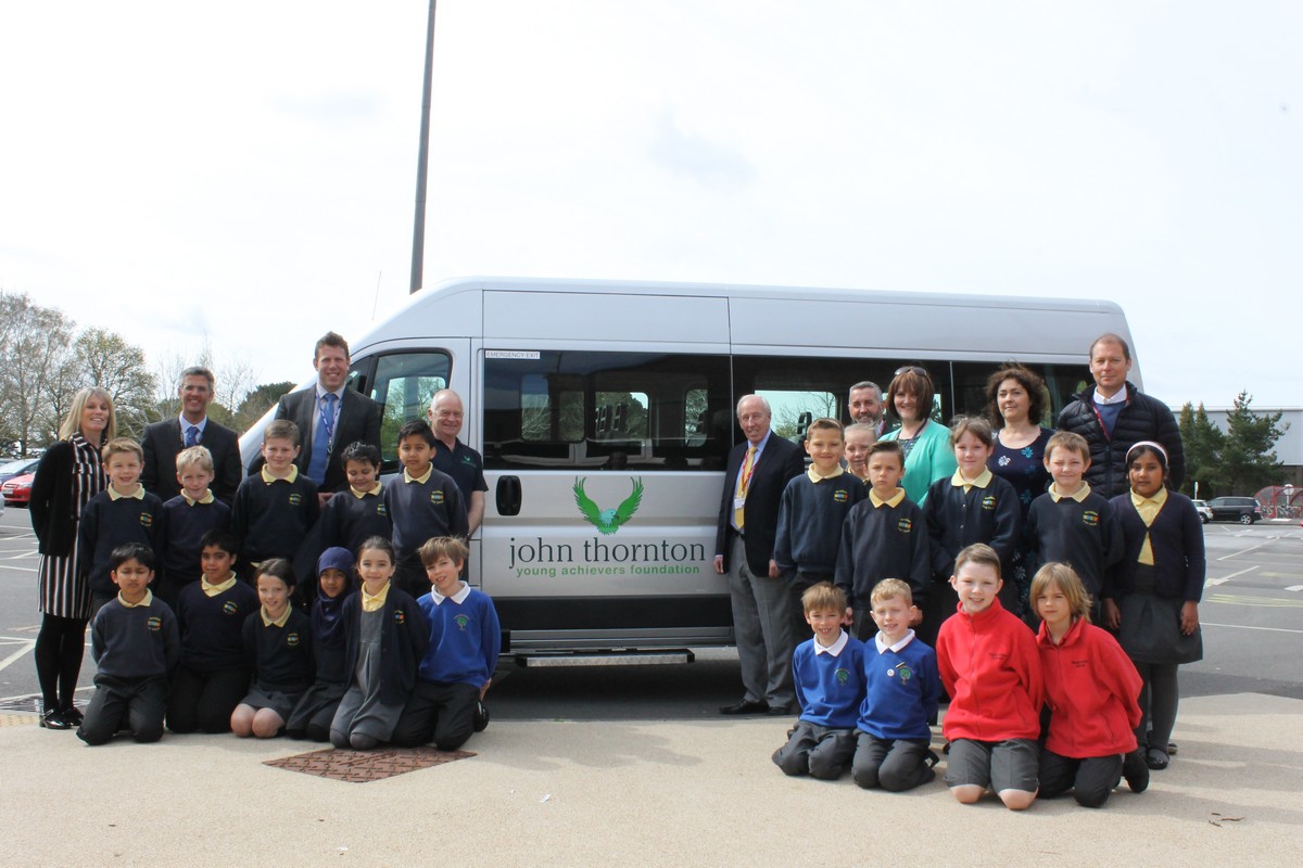 John Thornton Purchase Minibus for Ferndown Schools
