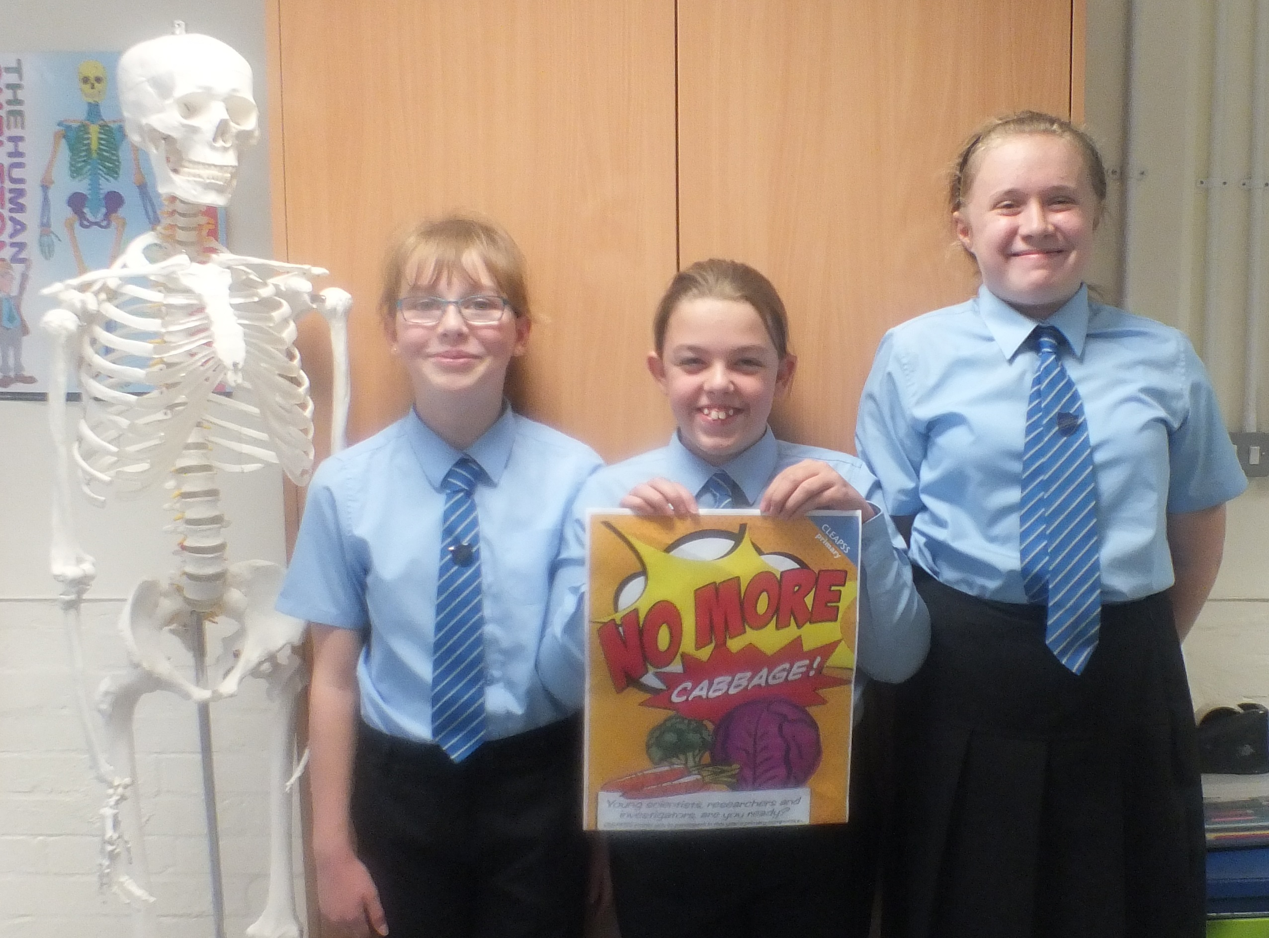Year 7 girls Claim National CLEAPSS Science Prize