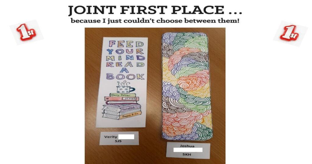 World Book Day Bookmark Competition Winner